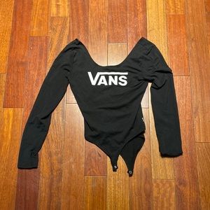 Vans size small scoop neck long sleeve bodysuit- never worn only tried on
